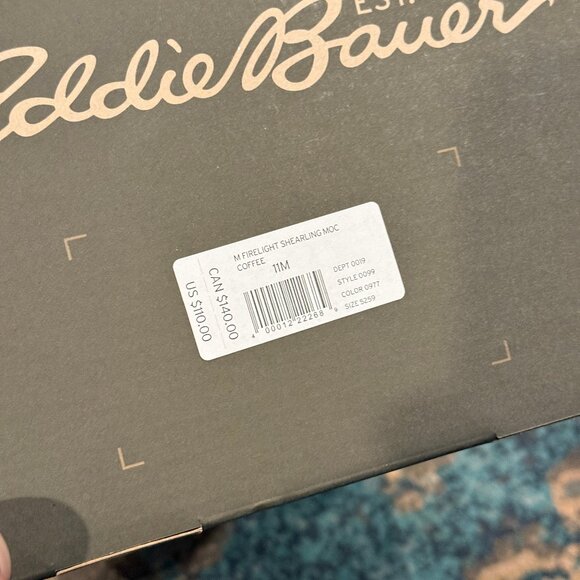 Eddie Bauer fur lined slippers - Picture 2 of 5